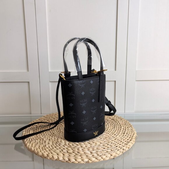 MCM AREN Mini Tote Bag Crossbody Bag Bucket Bag Women's Bag - Picture 2 of 9